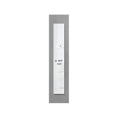 Sigel glasmagneetbord Artverum 120x780x15mm wit
