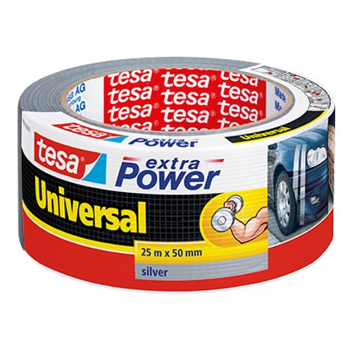 Tesa tape Extra Power Universal grijs 25m x 50mm
