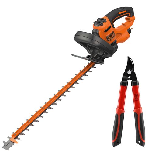 Black+Decker elektrische heggenschaar BEHTS401KIT-QS 500W + snoeischaar