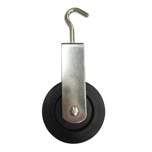 Sencys katrol + haak RVS 8x65mm