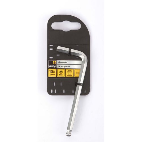 Sencys inbussleutel met kogelkop 6mm