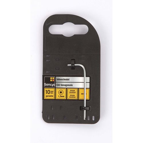 Sencys inbussleutel met kogelkop 1,5mm