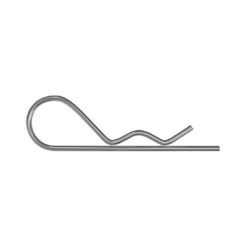 Sencys verende borgclip 2mm 50mm 20 stuks