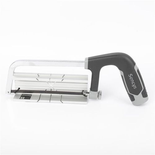 Sencys verstekbak aluminium met metaalzaag 15cm