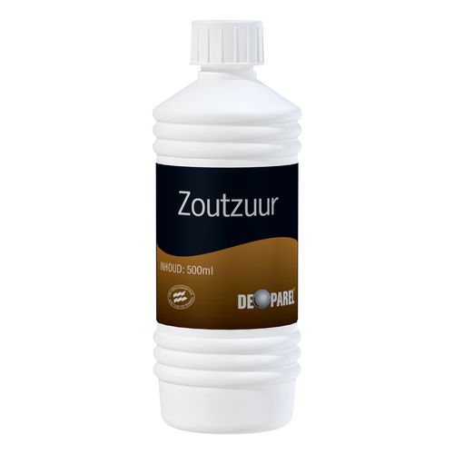 De Parel zoutzuur 10% 500ml
