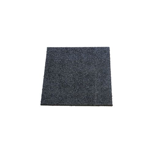 Decor rubber tegel zwart 40x40x2,5cm