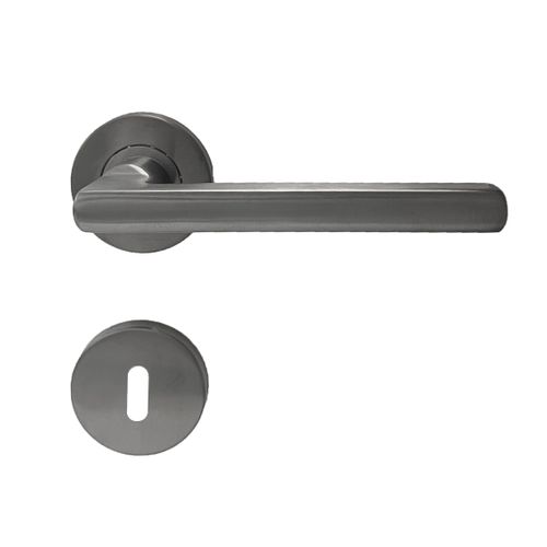 Avenue Deurkruk Rond Rozet Sven Pvd Gun Metal