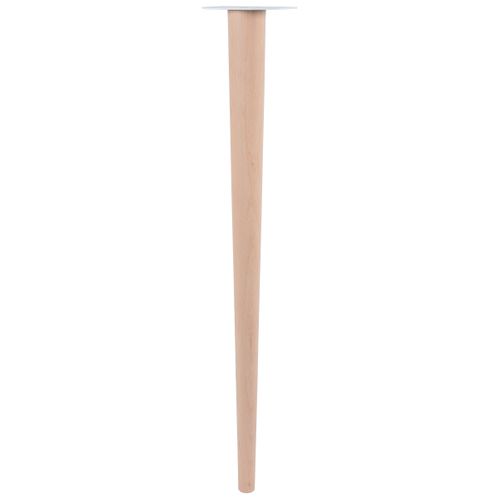 Duraline Meubelpoot Rond Taps Hout Ø2,5-5x72cm Beuken Fsc 4pp