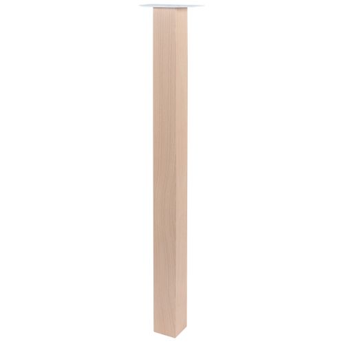 Duraline Meubelpoot Vierkant Hout 5x5x72cm Beuken Fsc 4pp