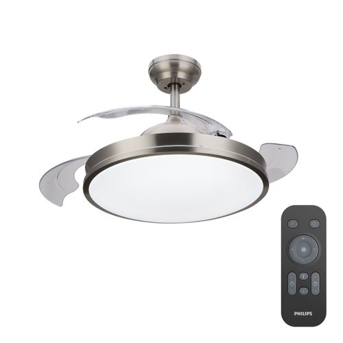 Philips Plafondventimator Atlas Nikkel ?50cm 28 + 35w